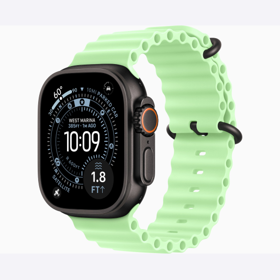 Apple Watch Ultra 3, корпус Black, ремешок Ocean Band